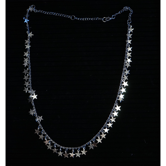 Silver Stars Necklace