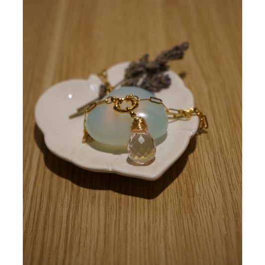 Quartz Drop Necklace